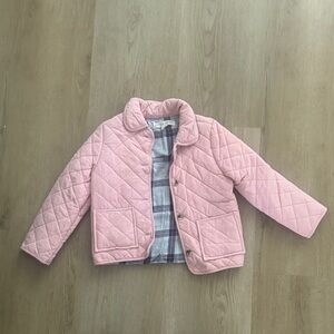 Charming Pink Quilted Kids Puffer Jacket
